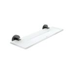 Nimco Unix - Polc, 40 cm, plexi/matte fekete UNC X440-90 (UNC X440-90)