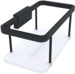 Nimco Kibo - Polc, hossza 20 cm, plexi/fekete Ki-14015-B-90 (Ki-14015-B-90)