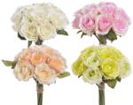  Buchet 12 trandafiri artificiali color pentru aranjamente florale (3747)