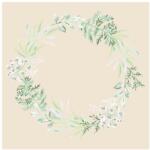 Mank Textilhatású dekorszalvéta "Alea" 40x40 cm 50 lap/csomag