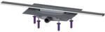 KESSEL Linearis Infinity - Zuhanyzó vályú 80 cm, ráccsal, csiszolt rozsdamentes acélból 45300.08 (45300.08)
