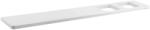 SAPHO Abeline - Polc, hossza 60 cm, 2 lyuk, matt fehér AB602-0101 (AB602-0101)