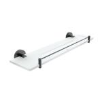 Nimco Unix - Polc, 50 cm, plexi/matte fekete UNC X450-X-90 (UNC X450-X-90)
