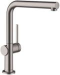 Hansgrohe M54 - Mosdókagyló keverő Talis, csiszolt fekete króm 72840340 (72840340)