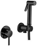 PAFFONI Bidet Kit - Falra szerelhető bidé keverő zuhanyzóval és testtel, matt fekete színben KITDUP110NO (KITDUP110NO)