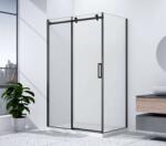 SAPHO Dragon - Zuhanykabin 150x80 cm, fekete/tiszta üveg GD4615B-01 (GD4615B-01)