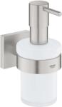 GROHE QuickFix Start Cube - Szappanadagoló tartóval, üveg/szuperacél 41098DC0 (41098DC0)