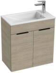 Jika Cube - Szekrény mosdókagylóval 61x34x61 cm, kőris H4536311765141 (H4536311765141)