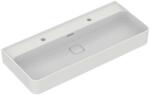 Ideal Standard Strada II - Bútor mosdókagyló 1000x430 mm, túlfolyóval, 2 csapfurattal, alpesi fehér színben T372401 (T372401)