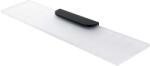 Nimco Nikau - Polc, hossza 600 mm, matt matt üveg/fekete matt NKC 30091B-60-90 (NKC 30091B-60-90)