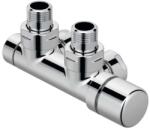 Zehnder Tartozékok - Sarokkeverő szett P, 1/2, jobb oldali vezérlőfejjel, jobb oldali beömlővel, 50 mm távolság, fehér színű 839051 (839051)