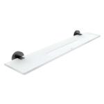 Nimco Unix - Polc, 60 cm, plexi/matte fekete UNC X460-90 (UNC X460-90)