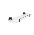 Nimco Unix - Polc, 40 cm, matt üveg/matt fekete UNC 13091BX-40-90 (UNC 13091BX-40-90)