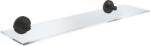 GROHE QuickFix Start - Polc, hossza 53 cm, üveg/matt fekete 412022430 (412022430)