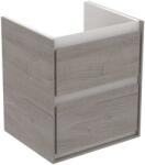 Ideal Standard Connect Air - Mosdószekrény 430x402x517 mm, szürke tölgy/matt fehér lakk E1608PS (E1608PS)