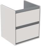 Ideal Standard Connect Air - Mosdószekrény 430x402x517 mm, fényes fehér/matt világosszürke lakk E1608KN (E1608KN)