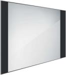 Nimco Tükrök - Tükör LED világítással, 800x600 mm, alumínium/fekete ZPC 41003-90 (ZPC 41003-90)