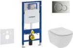 Geberit Duofix - Falra szerelhető szett, WC és ülőke Ideal Standard Tesi, gombok Sigma01, Rimless, SoftClose, fényes króm, fényes króm 111.300. 00.5 NE2 (111.300.00.5 NE2)