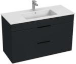 Jika Cube - Szekrény mosdókagylóval 100x43x61 cm, matt antracit H4536521763521 (H4536521763521)