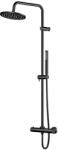 Steinberg 390 - Zuhanyszett termosztáttal, 220 mm átmérőjű, fekete színű 390 2721 S (390 2721 S)