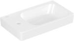 Villeroy & Boch Architectura - Mosdókagyló 48x28 cm, túlfolyóval, bal oldali csaptelep nyílással, alpesi fehér színben 43854801 (43854801)
