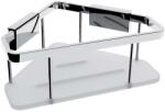 Nimco Kibo - Polc, hossza 23 cm, plexi/króm, plexiüveg/króm Ki 14003-B-26 (Ki 14003-B-26)