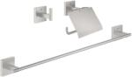 GROHE QuickFix Start Cube - Fürdőszobai tartozék szett 3 az 1-ben, supersteel 41124DC0 (41124DC0)