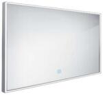 Nimco Tükrök - Tükör keretben, LED világítással, 1200x700 mm, alumínium ZP 13006V (ZP 13006V)
