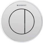 Geberit Öblítő rendszerek - Távvezérlésű öblítésvezérlő 10-es típusú, 2-funkciós, rejtett tartályhoz 8 cm, fényes króm 116.056. KH. 1 (116.056.KH.1)
