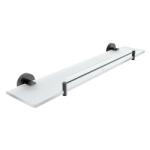 Nimco Unix - Polc, 60 cm, plexi/matte fekete UNC X460-X-90 (UNC X460-X-90)
