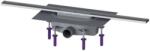 KESSEL Linearis Infinity - Zuhanyzó vályú 80 cm, ráccsal, csiszolt rozsdamentes acélból 45200.08 (45200.08)