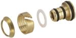 Zehnder Tartozékok - Rögzítő szerelvények műanyag csövekhez, 2 db, átmérő 16x2, 0 mm, sárgaréz 842060 (842060)