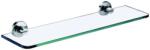FERRO Ferro Smile - Polc, 500x140 mm, üveg/polírozott rozsdamentes acél ASM13 (ASM13)