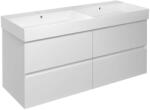 SAPHO Filena - Mosdószekrény 118x52x43 cm, 4 fiókos, matt fehér FID1212W (FID1212W)