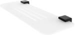 Nimco Kibo - IXI polc, hossza 400 mm, matt plexi/fekete matt Ki-X340-90 (Ki-X340-90)