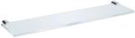 Jika Basic - Üvegpolc 400 mm, króm/mázas üveg H3853A10040001 (H3853A10040001)