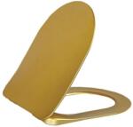 SAPHO Paula - Wc-ülőke Slim, duroplast, Soft Close, arany KC0903 (KC0903)