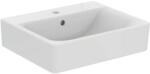 Ideal Standard Connect - Kocka mosdókagyló, 550x460x175 mm, túlfolyóval, csapfurattal, fehér színben E713901 (E713901)