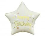  Matt fehér szülinapos csillag - partyzunk