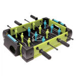 Flippy Masa de fotbal cu teren si 12 jucatori Flippy, 4 manere, cu Tablou Scor, din Metal si ABS, 36.5 x 35.5 x 8 cm, Design Multicolor, pentru copii adulti, verde (teo-125747)
