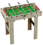 Flippy Masa de Fotbal cu Teren si 18 Jucatori Flippy, 6 Manere, cu Tablou pentru Scor, din Metal, Lemn si ABS, 81 x 43 x 78 cm, cu Picioare, pentru copii adulti, Gri (teo-125768)