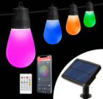 Garden of Eden Smart szolár fényfüzér - 15 db RGBIC LED - 6, 5 m (FF-062)
