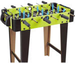 Flippy Masa de fotbal cu teren si 18 jucatori Flippy, 6 manere, cu Tablou Scor, din Metal si ABS, 70 x 59 x 64 cm, Design Multicolor, pentru copii adulti, verde (teo-125748)