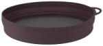 Lifeventure Silicone Folding Bowl Ellipse Flexi Plate, violet Castron