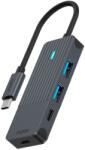 Rapoo UCH-4003 hálózati csatlakozó USB 3.2 Gen 1 (3.1 Gen 1) Type-C 5000 Mbit/s Antracit (11418)