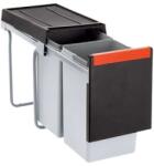 Franke Cos de gunoi Franke Cube 134.0039. 554, 30 l, 2 recipiente, telescopic, ABS (134.0039. 554) (134.0039.554) Cos de gunoi