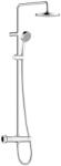 Hansa Sistem de dus Hansa Basic, aparent, termostat, 200 mm, 1 functie, crom, 55350110 (55350110) (55350110)