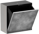 Hansgrohe Cos de gunoi Hansgrohe XtraStoris Rock, incastrat, 390 x 390 x 140 mm, 6 l, otel inoxidabil, mat, otel satinat, 56090800 (56090800) (56090800) Cos de gunoi