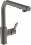 Ideal Standard Baterie bucatarie Ideal Standard Gusto, inalta, tip L, dozator, mat, antracit, A7817A5 (A7817A5) (A7817A5)