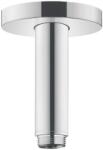 Hansgrohe Brat dus fix Hansgrohe 27393000, 1/2'' x 1/2'', pe tavan, 100 mm, crom (27393000) (27393000)